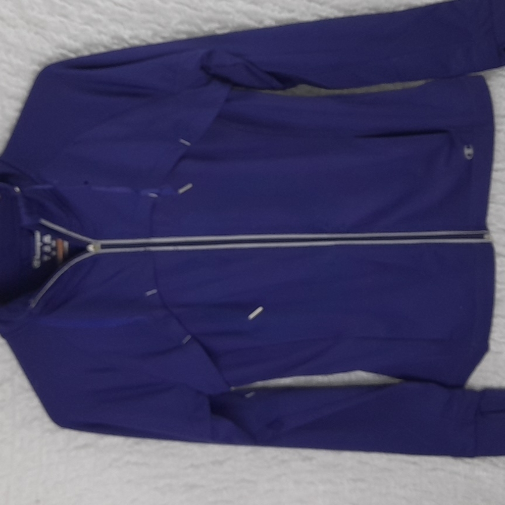 Champion Women Sweater Jacket Small Purple